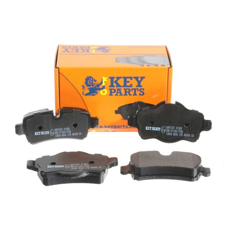 Key Parts 4 x Rear Brake Pad Set fits Mini Mini 2004-2015