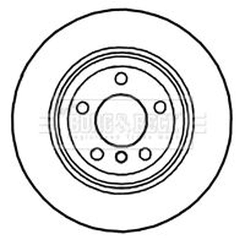 Borg & Beck Front Vented & Rear Vented Brake Discs & Pads fits BMW X5 2013-2018