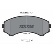 Textar Front Brake Pad Set 2348801