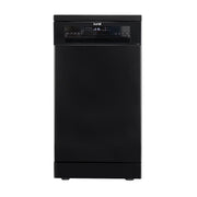 Baridi Slimline Freestanding Dishwasher 45cm Wide 10 Place Settings - Black Baridi - Dynamic Drive