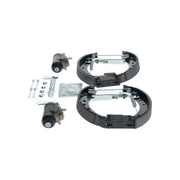 Bosch Brake Shoe Set Axle Kit fits Nissan Micra II 1992-2000 1.0 1.3