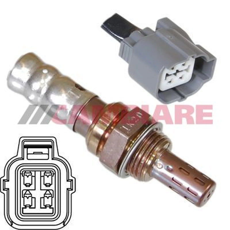 Cambiare O2 Lambda Oxygen Sensor after catalytic converter fits Honda Civic VII