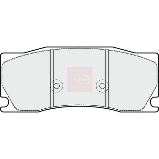 Apec Front Brake Pad Set PAD1724