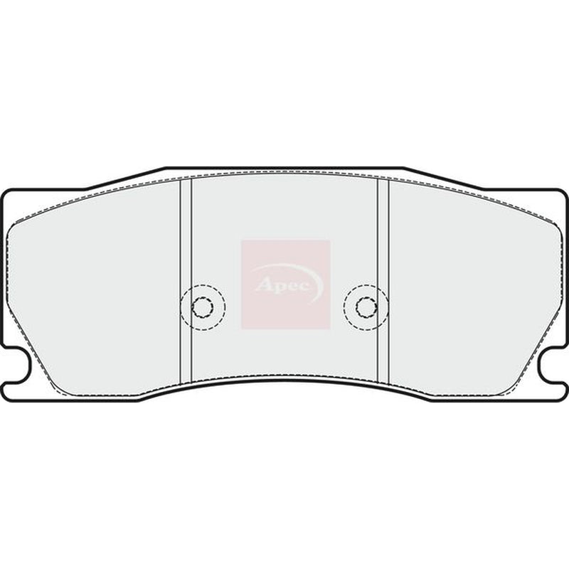 Apec Front Brake Pad Set fits Jaguar Xk II 2006-2014 4.2 5.0