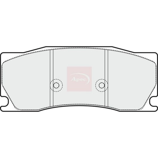 Apec Front Brake Pad Set fits Jaguar Xk II 2006-2014 4.2 5.0