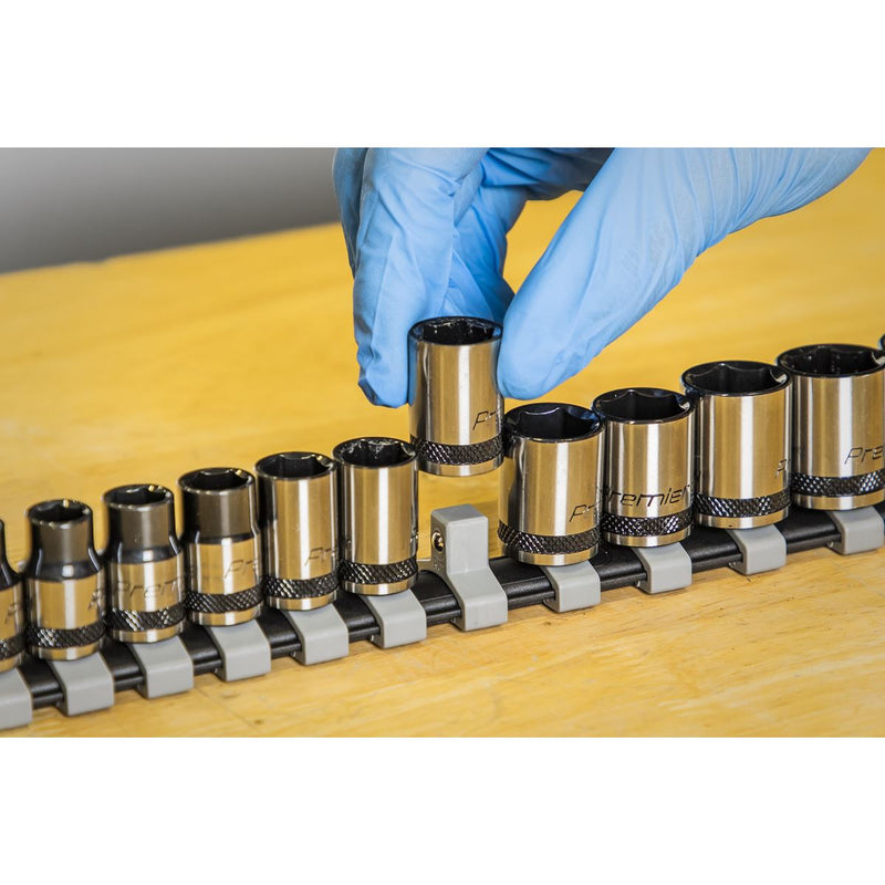 Sealey Socket Set 12pc 3/8"Sq Drive Metric Black Series AK7992 Sealey - Dynamic Drive