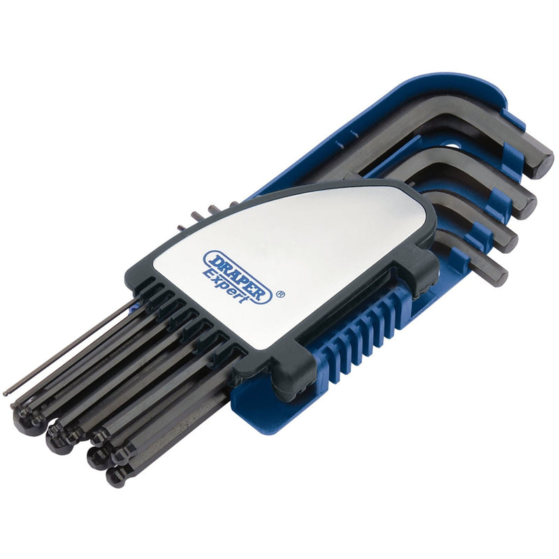 Draper Imperial Hexagon and Ball End Hexagon Key Set (12 Piece) 08381 Draper - Dynamic Drive