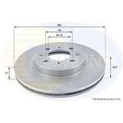 Comline Front & Rear Brake Discs & Pads fits Honda Civic VI 1995-2001 1.6