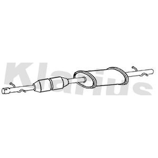 Klarius Catalyst Type Approved fits Mercedes-Benz Sprinter 2-T 2000-2006