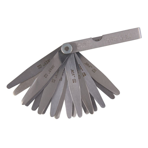 Silverline Feeler Gauge 26 Leaves (0.051 - 0.635mm) Silverline - Dynamic Drive