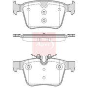Apec Rear Brake Pad Set PAD2268