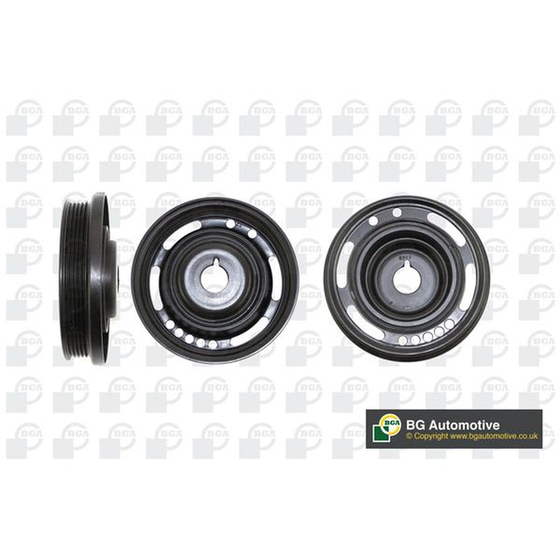 BGA Crank Shaft Belt Pulley fits Opel Astra G 1998-2009 1.6