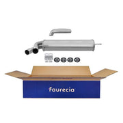Hella End Silencer Rear fits Citroën Relay III 2006-2016 2.2