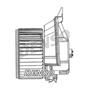 Denso Heater Blower Fan fits Opel Adam 2012-2019 1.0 1.2 1.4