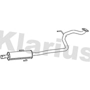 Klarius Exhaust Pipe OD fits Toyota Yaris/Vitz 2005-2011 1.3 1.33