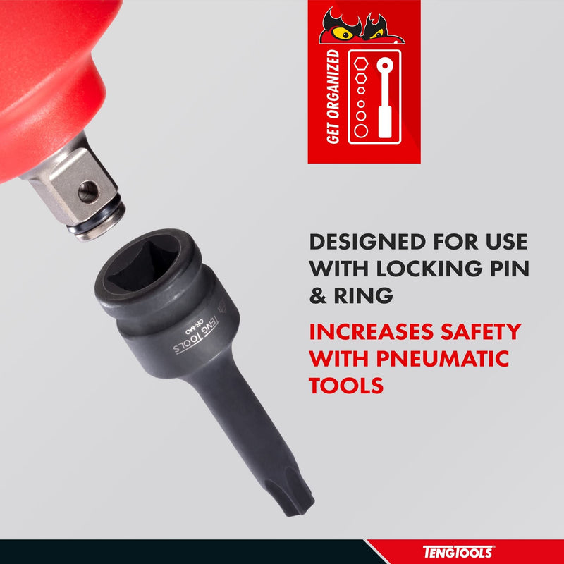 Teng Tools 1/2" TX Impact Socket DIN TX45 Teng Tools - Dynamic Drive