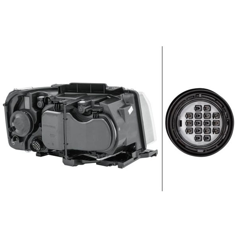 Hella Headlight Headlamp W5W Left fits Land Rover Freelander 2 2006-2014 2.2 3.2