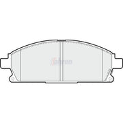 Fahren Front & Rear Brake Discs & Pads fits Nissan X-Trail I 2001-2013