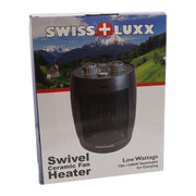 Fan Heater Caravan Motorhome Electric Low Wattage Swiss Luxx Swivelling Ceramic Swiss Luxx  - Dynamic Drive
