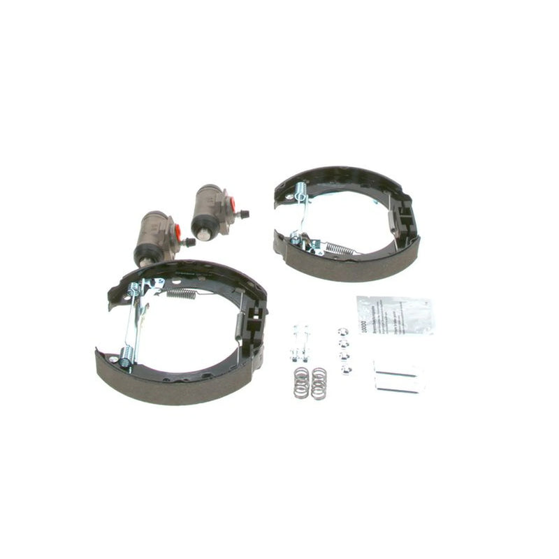 Bosch Brake Shoe Set Axle Kit fits Nissan Micra II 1992-2003 1.0 1.3 1.4