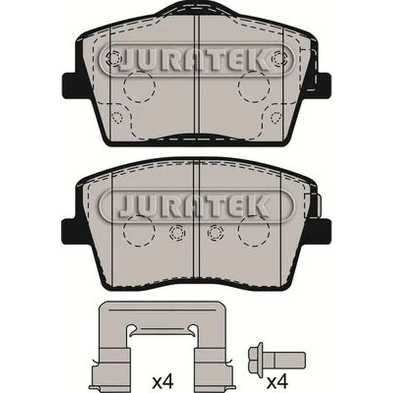 Juratek Front Brake Pad Set JCP8556