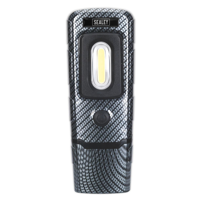 Sealey Rechargeable 360 Inspection Light 3W COB & 1W SMD LED Carbon Fibre Effect Sealey - Dynamic Drive