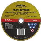 Sealey Multi-Cut Disc230 x 2 x22mm MCB230 Sealey - Dynamic Drive