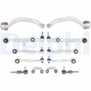 Delphi 12 x Control Arm Repair Kit Front fits Audi A4 B6 2000-2005