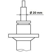 KYB Shock Absorber Damper Strut Front fits Seat Mii 2020 on