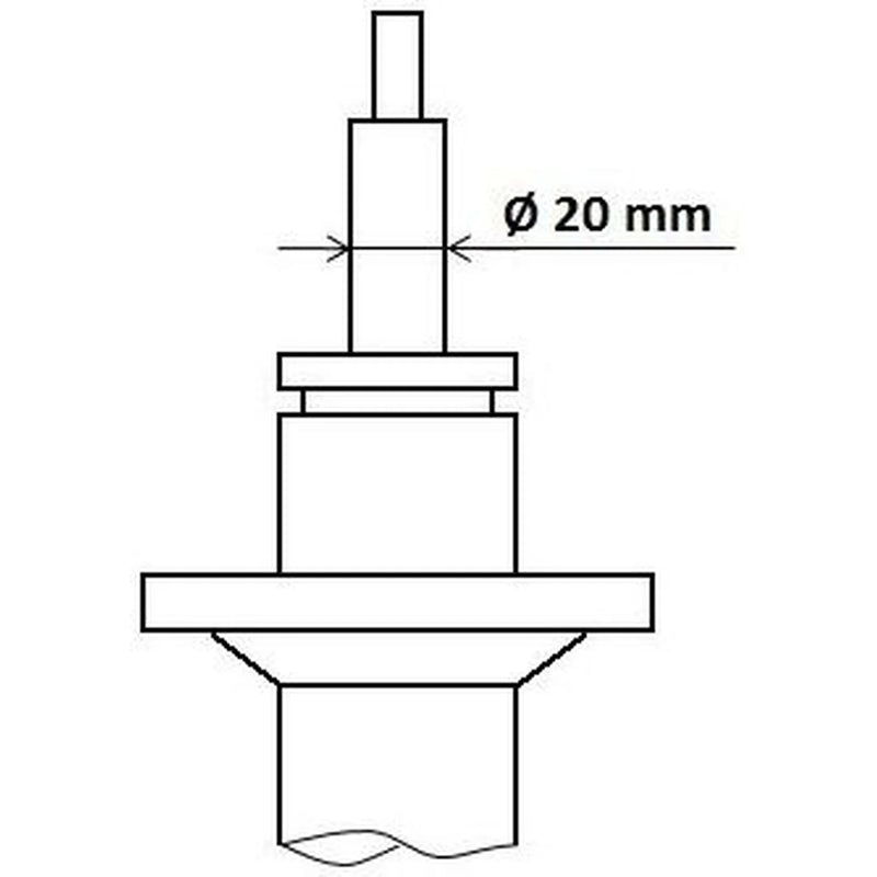KYB Shock Absorber Damper Strut Front fits Seat Mii 2020 on