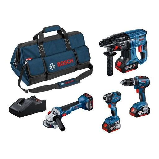 Bosch Professional 4 Piece Kit 18V 3 x 4.0Ah Li-ion Bosch - Dynamic Drive
