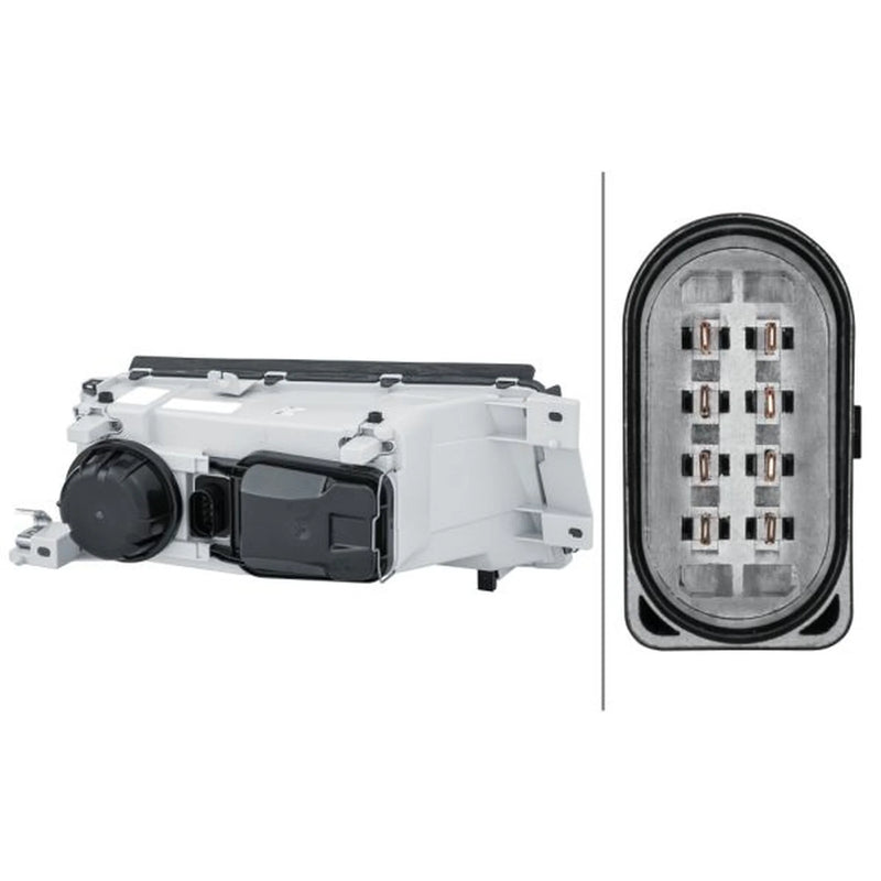Hella Headlight Headlamp W5W Left fits Skoda Octavia I 1996-2010