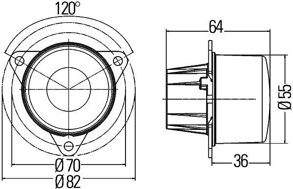 Hella 2ZR 011 172-107 Reverse Light