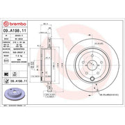 Brembo Front & Rear Brake Discs & Pads fits Subaru Impreza 2009-2014 2.5