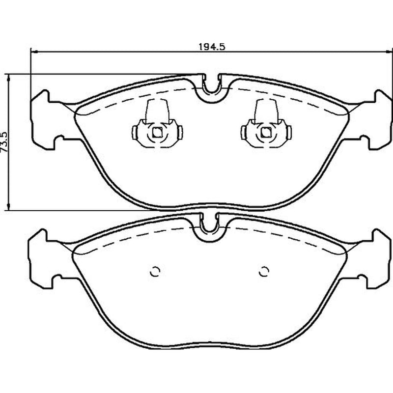 Mintex Front Brake Discs & Pads fits VW Passat B5.5 2001-2004 4.0
