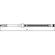 Apec Brake Hydraulic Hose Line Front fits Citroën C5 I 2001-2004 1.8 2.0 2.2 3.0