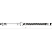 Apec Brake Hydraulic Hose Line Front HOS3398
