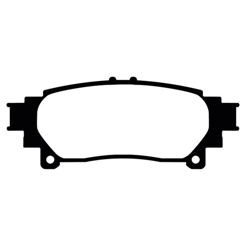 Abtex Front & Rear Pads fits Toyota Prius Plus 2011 on 1.8