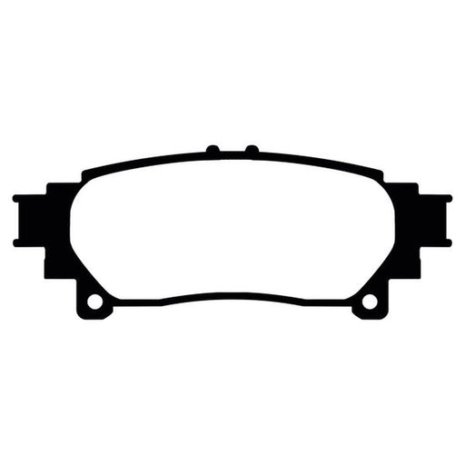Abtex Front & Rear Pads fits Toyota Prius Plus 2011 on 1.8