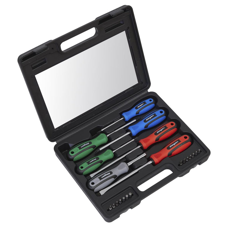 Sealey Screwdriver Set 21pc with Storage Case S0923 Siegen by Sealey - Dynamic Drive