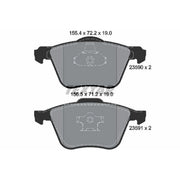 Textar Front Brake Pad Set 2359001