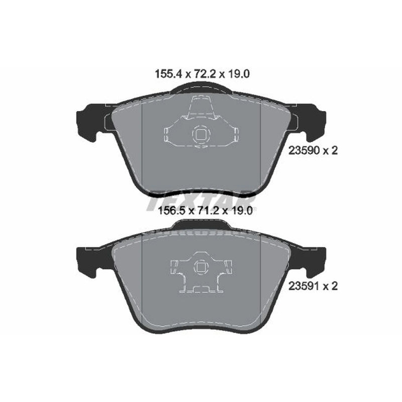 Textar Front Brake Pad Set 2359001