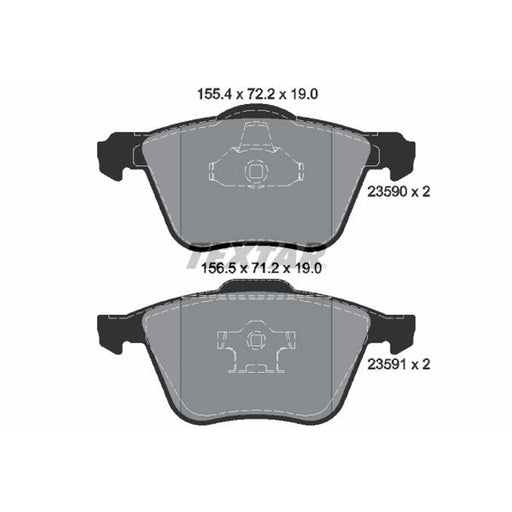 Textar Front Brake Pad Set 2359001