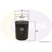 Comline Full Service Kit with Air, Oil, Fuel & Cabin Filters fits Fiat Panda