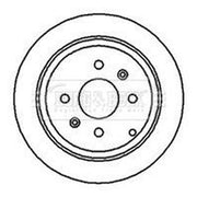 Borg & Beck 2 x Brake Discs fits Peugeot 406 1995-2004 1.6 1.8 2.0 2.1 2.2 3.0