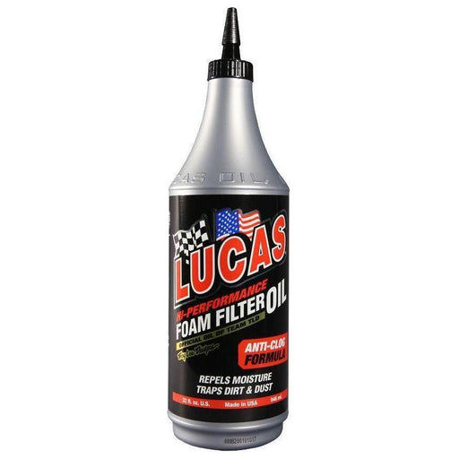 Lucas High Performance Foam Air Filter Oil 946ml Anti-Clog Made in USA Lucas Oil - NN4 Online
