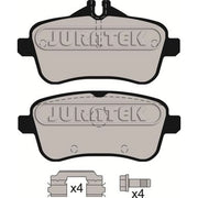 Juratek Rear Brake Pad Set fits Mercedes-Benz A-Class 2013-2018 176.052