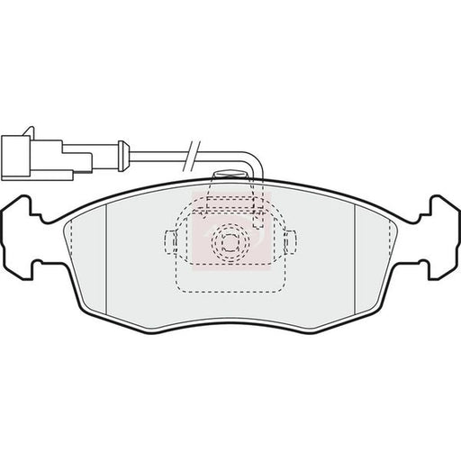 Apec Front Brake Pad Set PAD1427