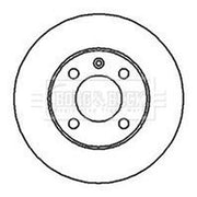Borg & Beck Front & Rear Brake Discs & Pads fits Seat Ibiza 1997-2002 1.4
