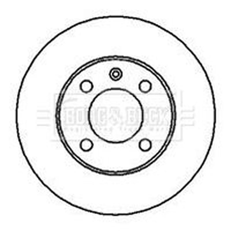 Borg & Beck Front & Rear Brake Discs & Pads fits VW Golf 1986-1991 1.8